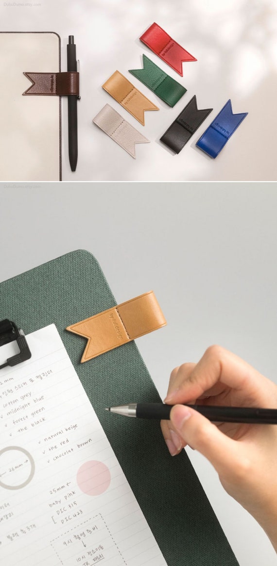 Leather Pen Holder Sticker V.2 / Multi Holder / Journal / Planner / Journal  / Diary / Planner Supplies / Scrapbooking / Writing Tools 
