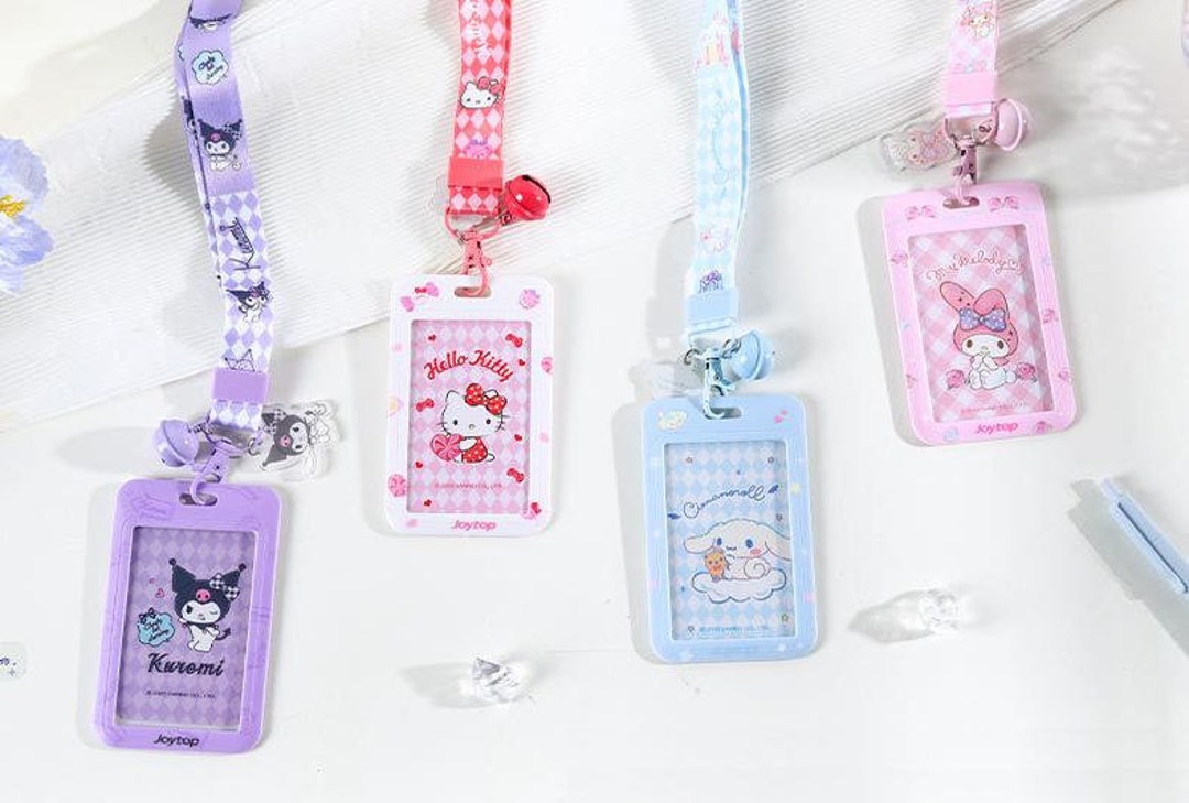 Sanrio Characters Card Case 4types / ID Badge Holder / Transportation Card  / Card Holder Wallet / Business Card / ID Holder / Lanyard 