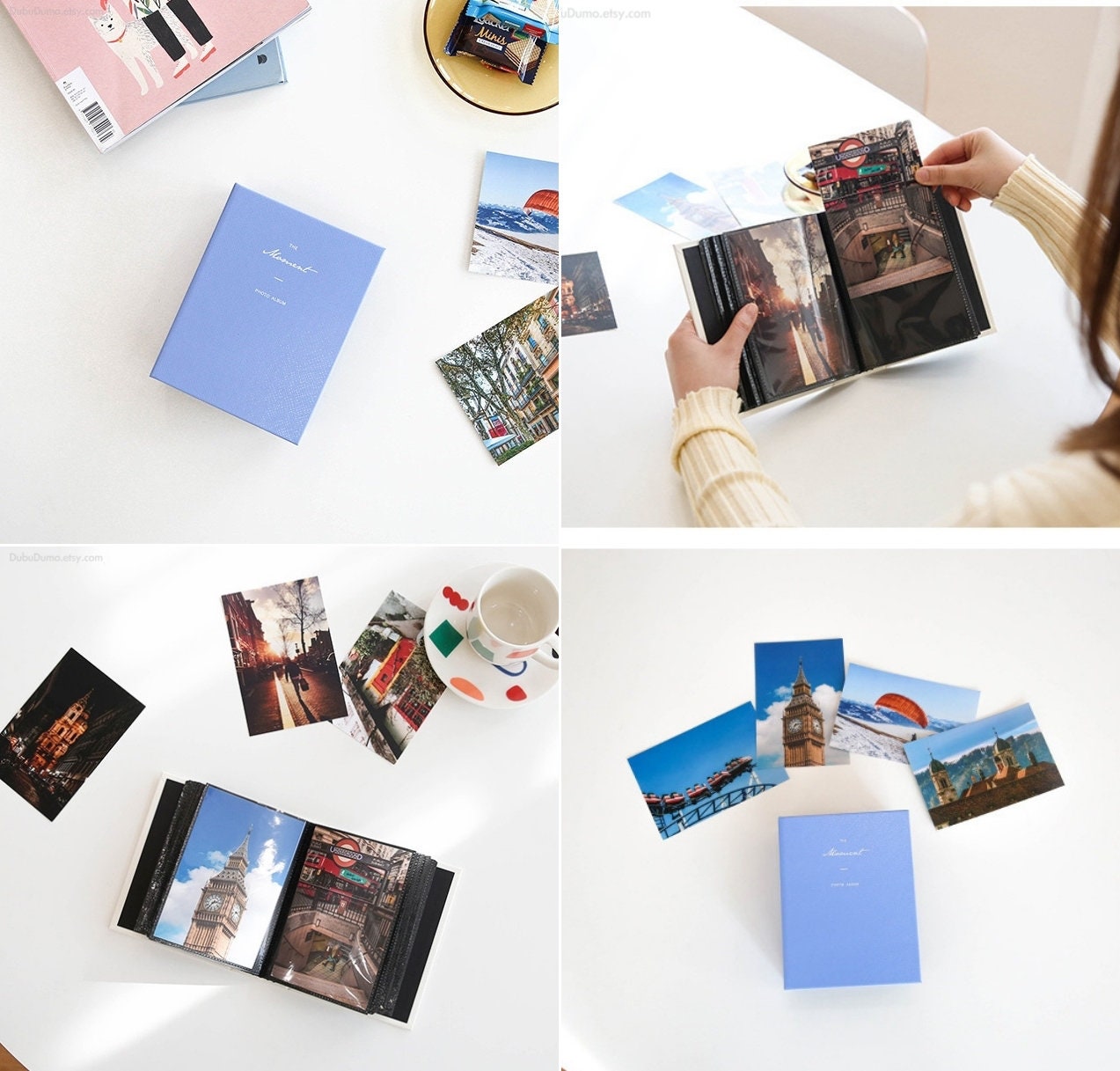4x6 Photo Album 100 Pockets 10colors / Photo Book / Vertical Photo / 4 X 6  Photo Album / Photo Frame, Holder / Scrapbooking / Archive 