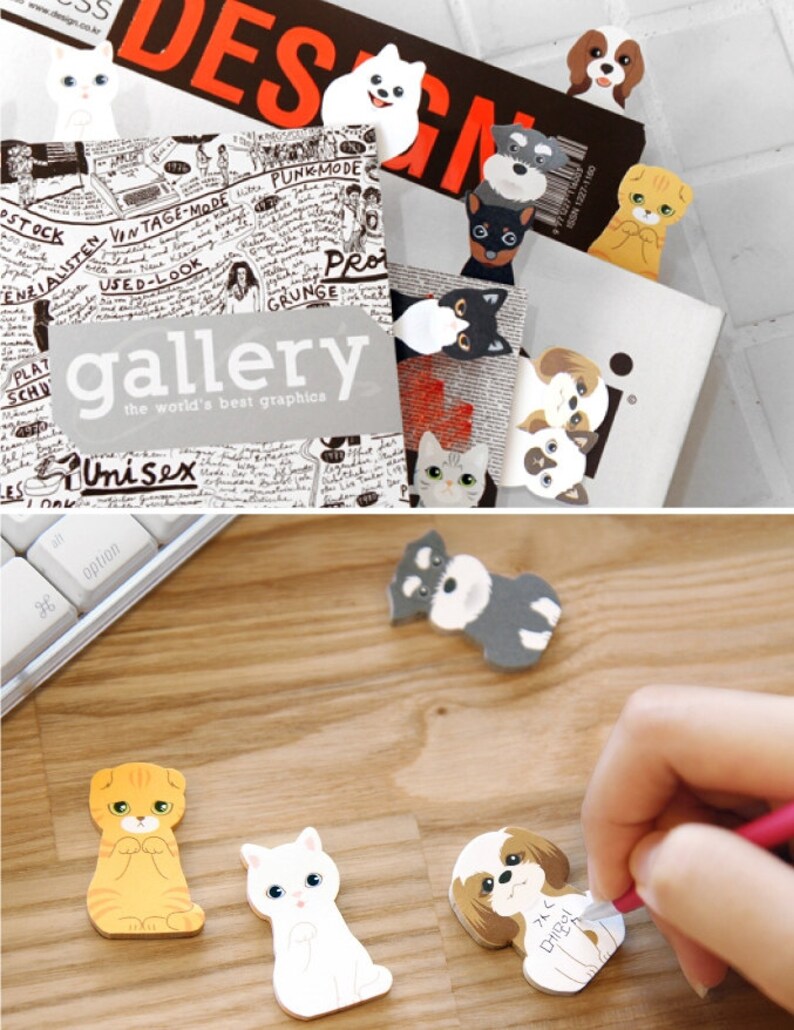 Dog Sticky Note 5types / Puppy Sticky Note / Notepads / Etsy
