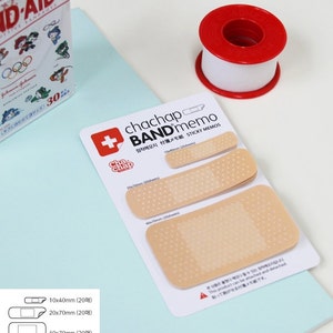 Sticky Note [ Band-Aid ] / Notepad / Notepads / Memo pad / Bookmark / Index Sticky Note Tab / Stationery / Scrapbooking / Cute Notepad