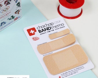 Sticky Note [ Band-Aid ] / Notepad / Notepads / Memo pad / Bookmark / Index Sticky Note Tab / Stationery / Scrapbooking / Cute Notepad