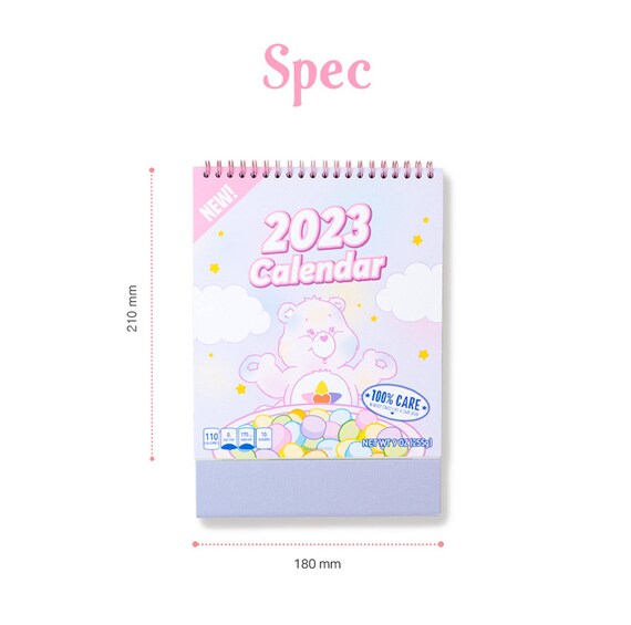 2023 CARE BEAR Desk Calendar / 2023 Calendar / Calendar 2023 / - Etsy