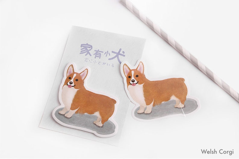 Puppy Sticky Notes / Dog Notepads / Notepads / Memo Pad / Etsy