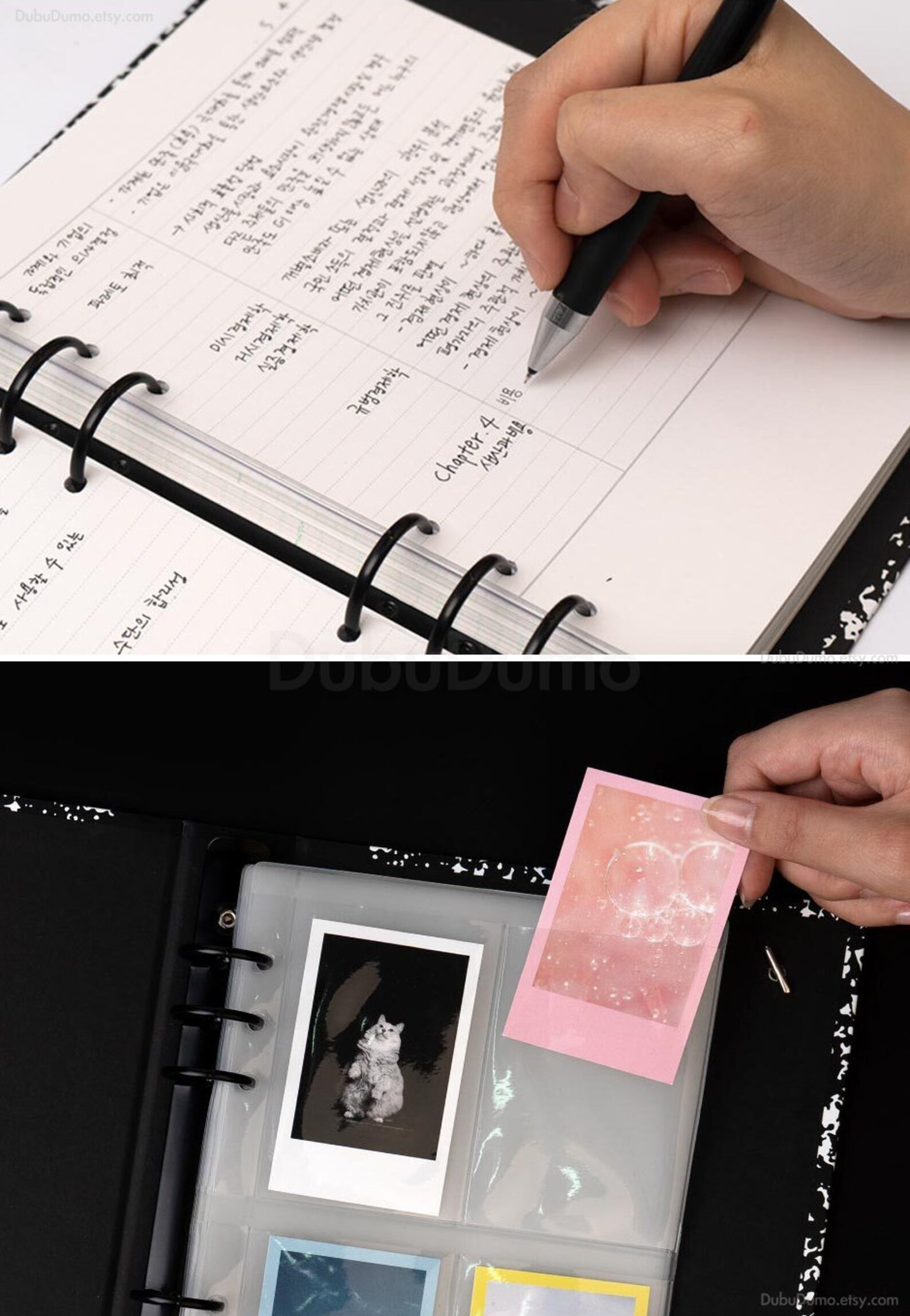 A5 Composition Hardcover Binder / 6 Ring Binder / A5 Planner Etsy