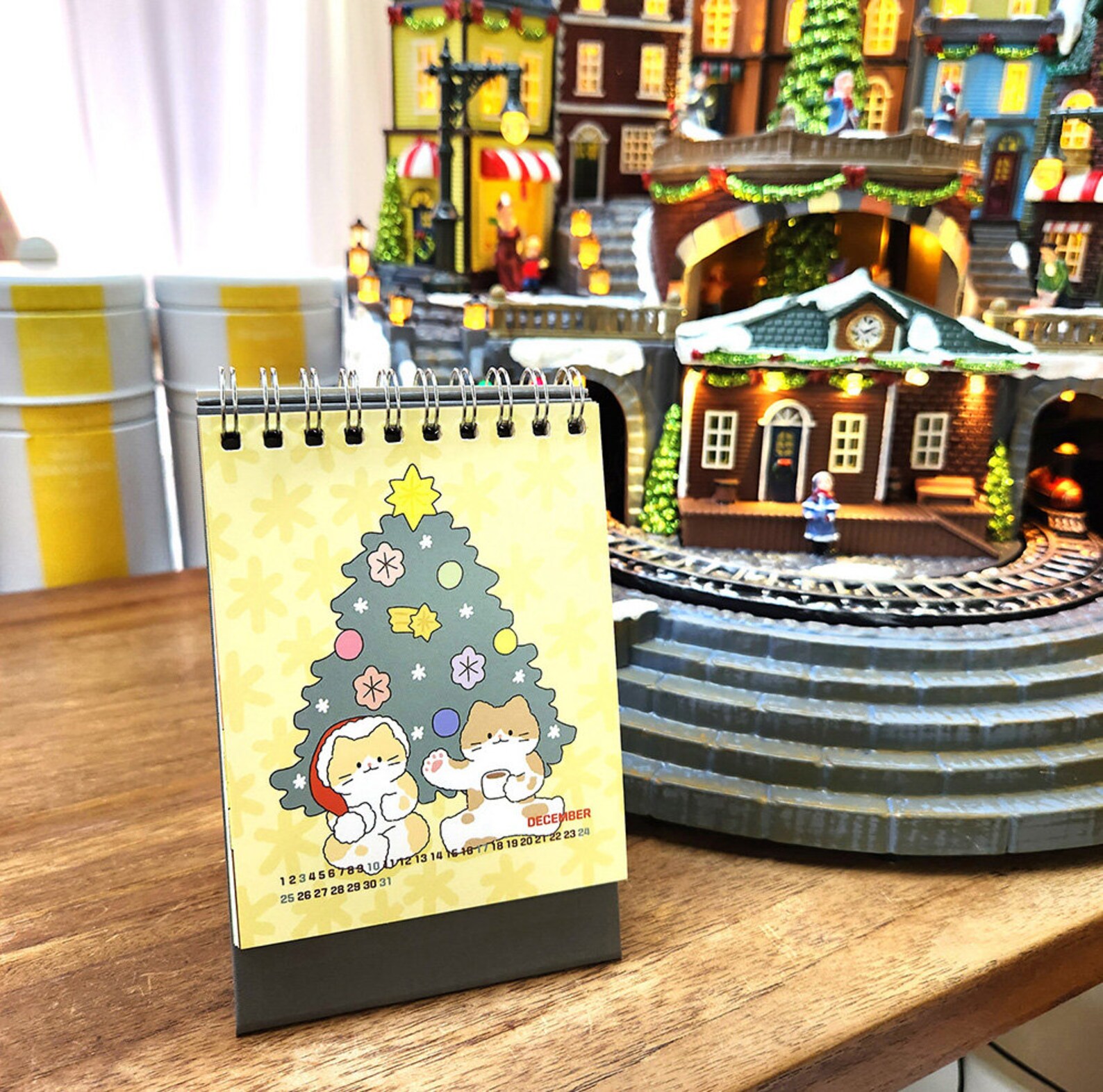 2023 Cat Desk Calendar / 2023 Desk Calendar / Simple Calendar Etsy