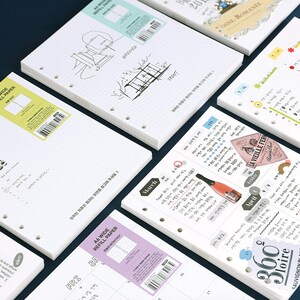 A6 Wide Weekly Planner Refill