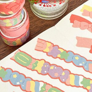 DIY Cut Washi_Ribbon 2types / Masking Tape / Scrapbooking / Decoratie / Planner Stickers / Planner Tape / Journal / School Sticker afbeelding 5