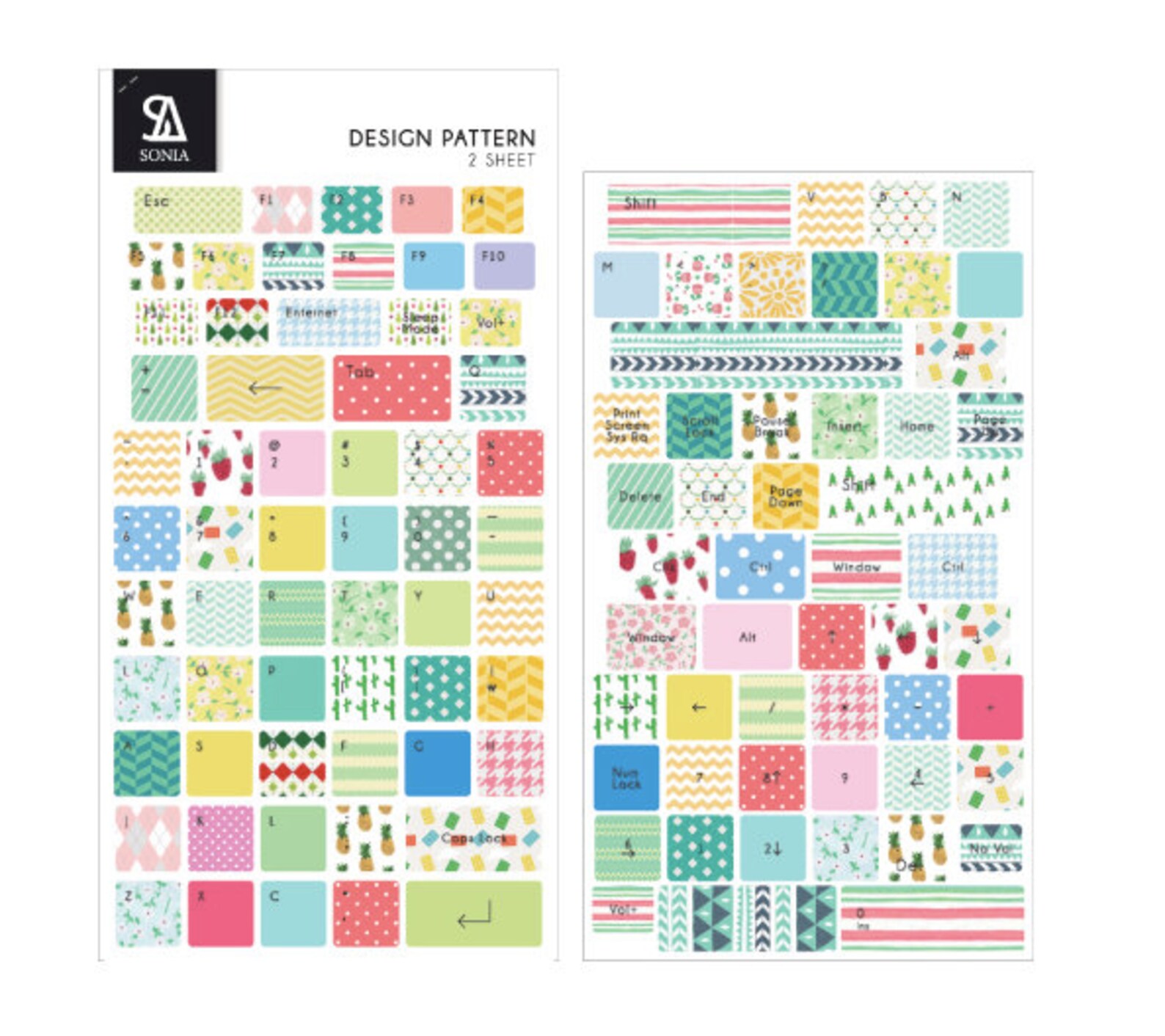 Keyboard Stickers / Keyboard Decal Stickers / Keyboard Vinyl Etsy