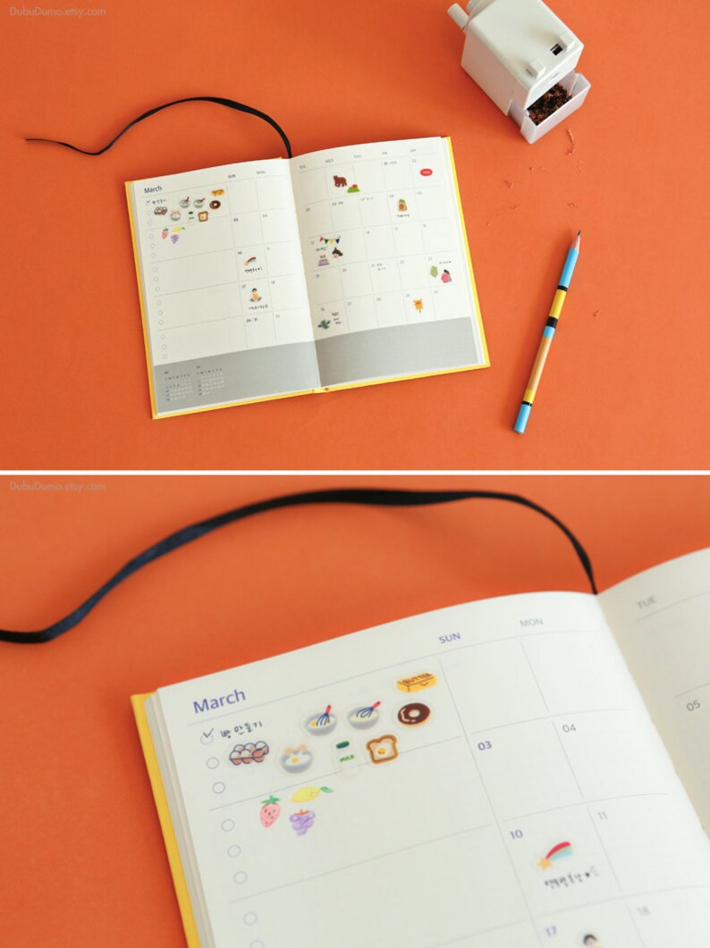 Planner Stickers 01 Daily / Diary Seal / Journal Stickers / Etsy