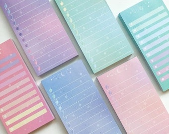 Universe Notepads / Colorful Notepad / Writing Paper Memo Pad / Korean Stationery / Scrapbooking / Christmas Gift / Journal