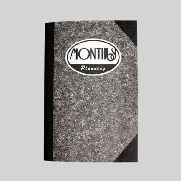 Monthly Planner Notebook / Diary Journal Notebook / 10929380