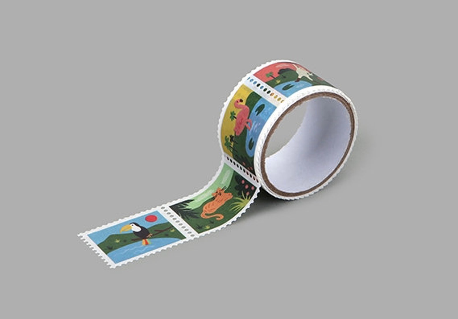 Masking Tape Single Stamp Ver. jungle / Washi Tape Single Etsy