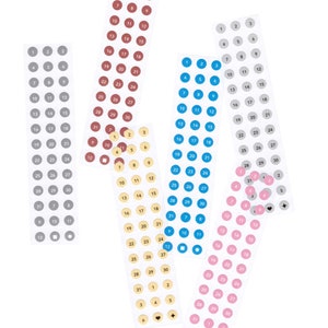 Alphabet & Number Sticker / Roll Masking Labels / Washi Tape / Scrapbooking / Decoration / Planner Stickers / Journal / School Supplies image 6