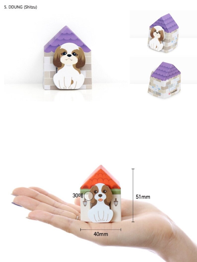 Dog Sticky Note 5types / Puppy Sticky Note / Notepads / Etsy