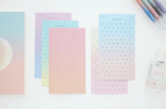Thickers™ Pink Glitter Foam Alphabet Stickers