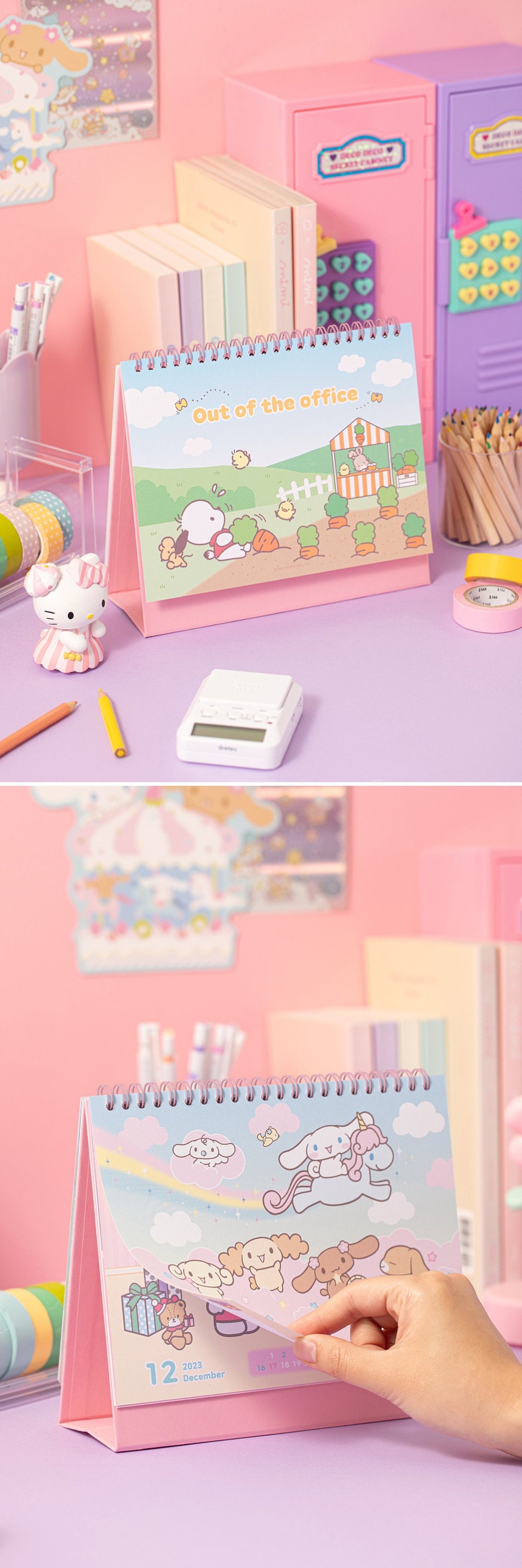 2024 Sanrio POP UP Desk Calendar / 2024 Calendar sold by Cure RealLife