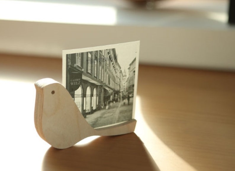 Business Card Holder  Bird  / Business Card Stand / Calling image 1