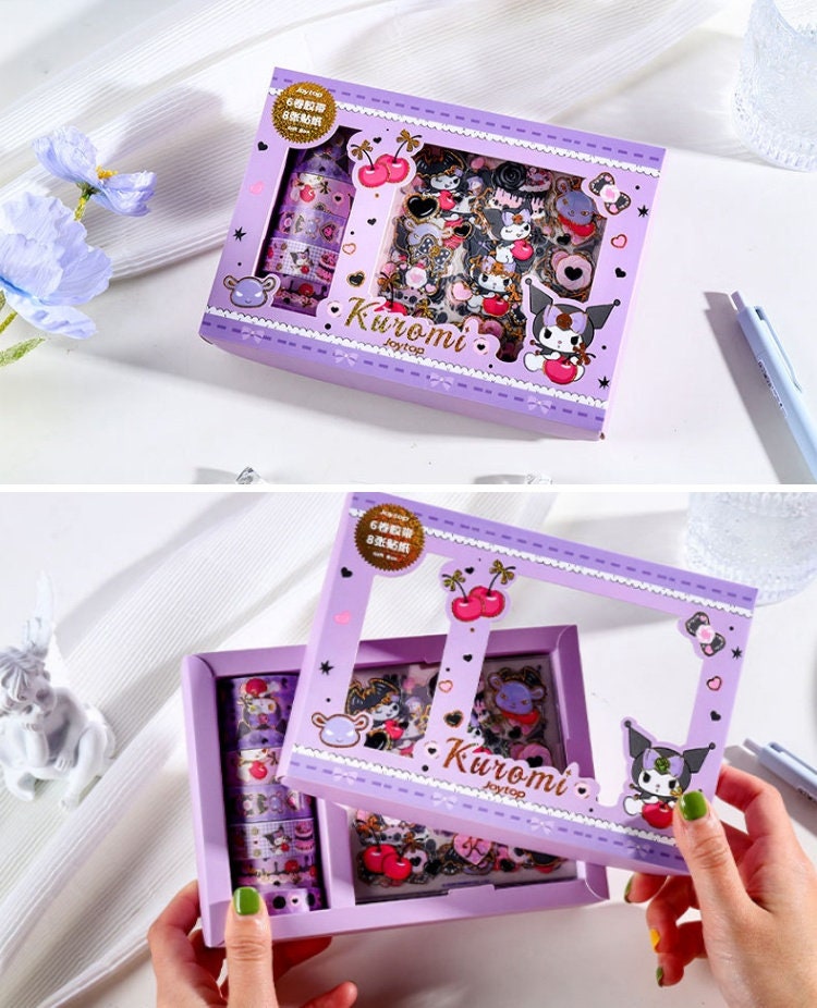 Sanrio Paper Tape Set of 2 - Kuromi