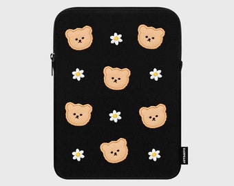 11" iPad Case [Dot Flower Bear] / 10.5" iPad Pro Case / 11inch Tablet Case / Tablet Sleeve / Zipper Pouch iPad Cover School Office Supplies