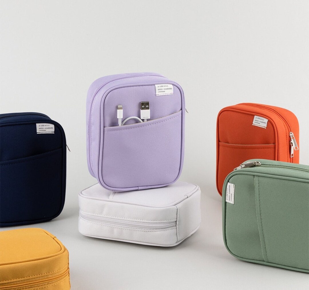Pocket Daily Pouch 6colors / Cable Pouch / Makeup Pouch / Supplementary
