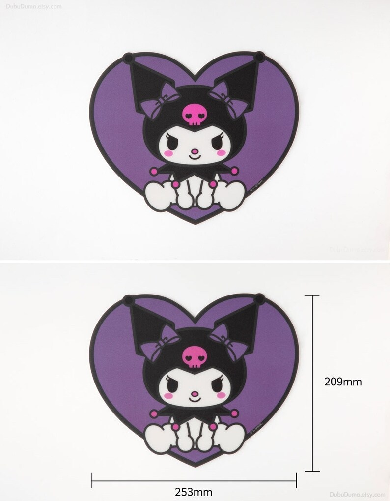 KUROMI Mouse Pad / Cute Mouse Pad Office Mouse Pad Desk Etsy Canada