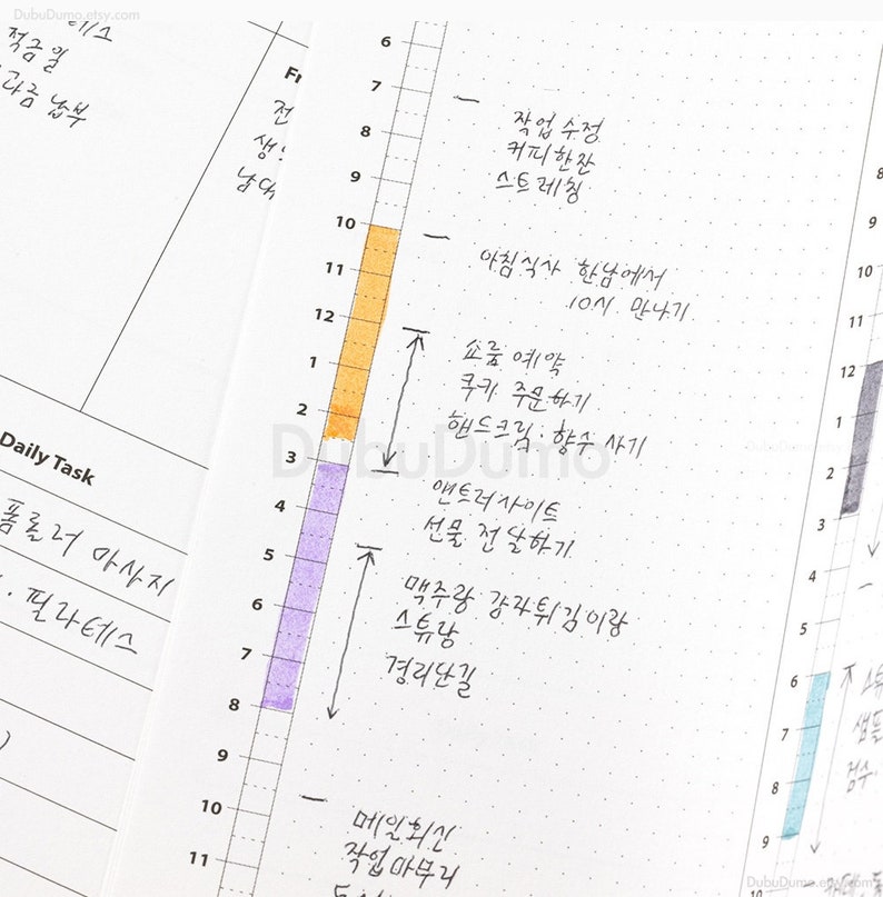 A5 Planner Inserts 5types / Diary Inserts / Diary Organizer Etsy