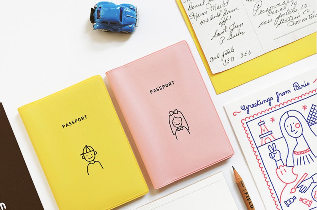 Family Passport Covers 5types / Simple Family Passport Wallet / Family