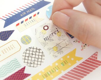 Deco Stickers Pack VER.3 / Stationery / Planner Stickers / Journal Stickers / Diary Stickers / Scrapbooking Stickers / Decorative Stickers