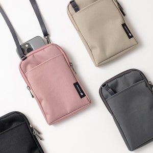 Pocket Mobile Bag [4colors] / Shoulder Bag / Crossbody Bag / Small Tote Bag / Women Bag / Travel Wallet / Travel Bag School Supplies / Gift