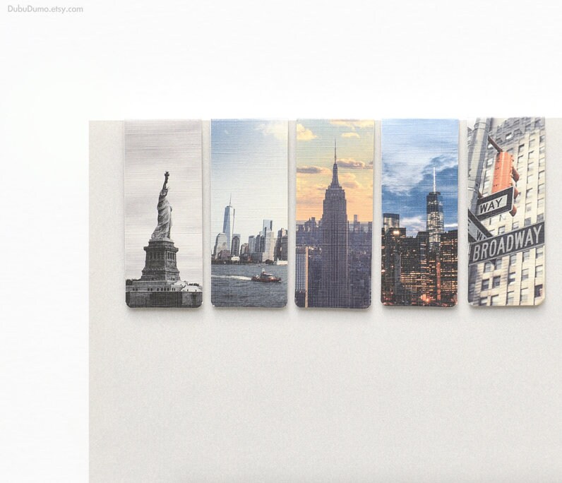 5 New York Bookmarks / Planner Bookmark / Bullet Etsy