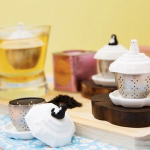 Penguin & Polar Bear Tea Infuser / Tea Cup / Tea Ball / Tea Strainer / Tea Ball Lover / Drink Accessories / Gift for Her, Women, Mom image 6