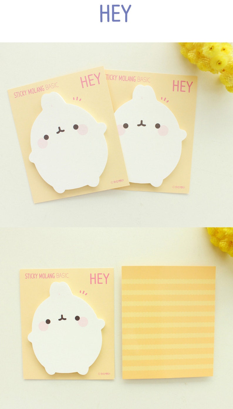 Sticky Note 4types / Cute Notepad / Notepads / Memo Pad / Etsy