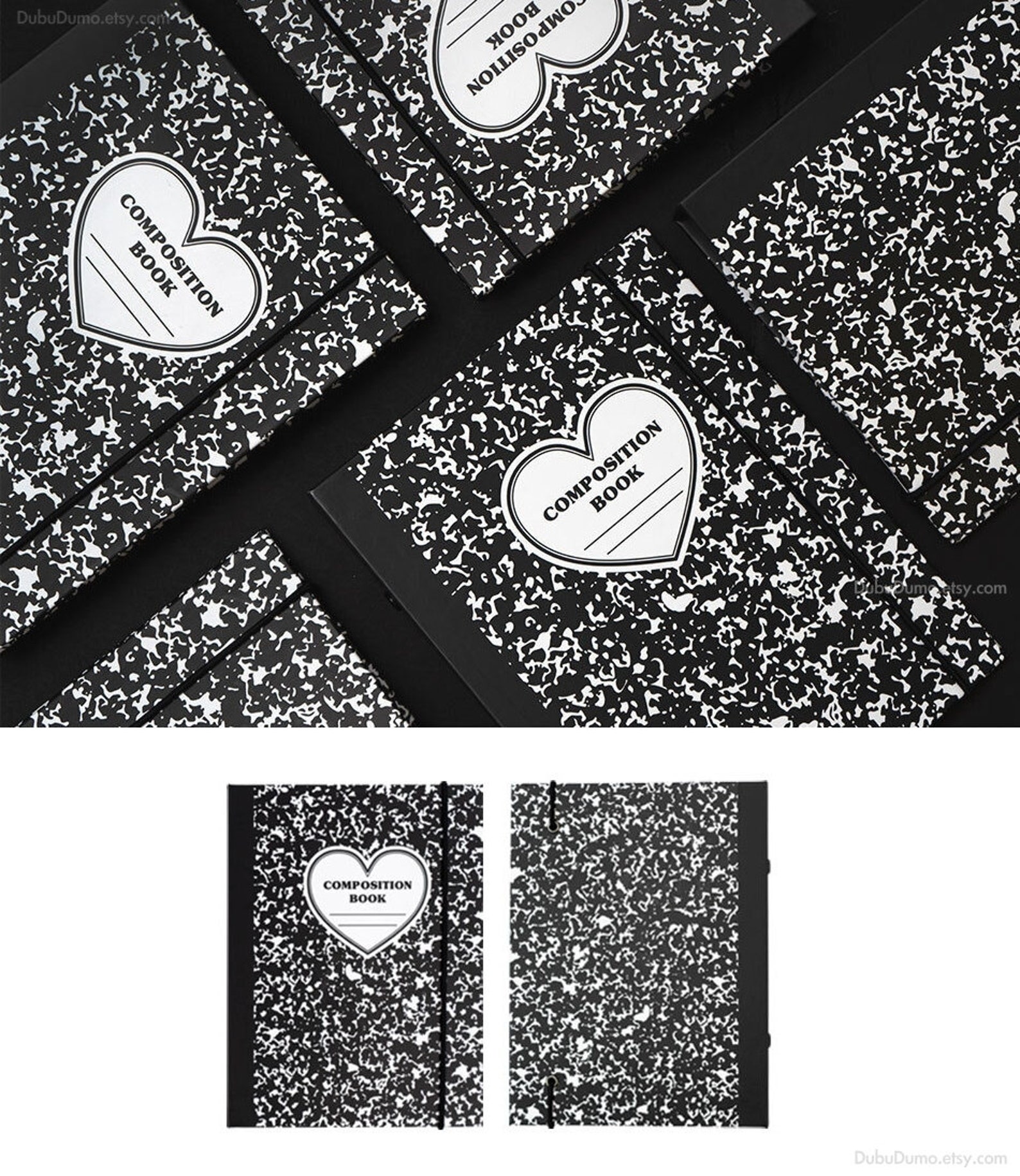 ARCHIVE Composition Hardcover Binder / 6 Ring Binder / Planner Etsy