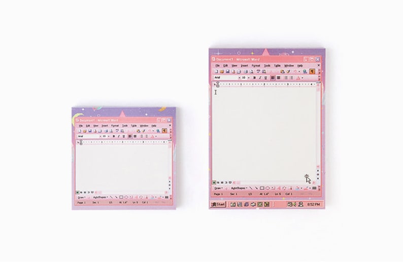 Pink Notepads  Memo Pad  Stationery  Scrapbooking  Organize  Christmas Gift  Cute Notepad  Kawaii Notepad Word Pink Notepad L