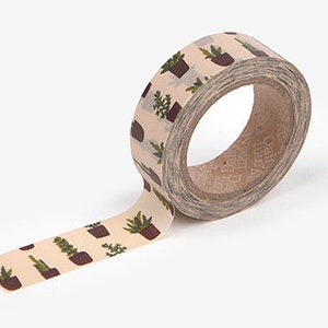 Succulent Washi Tape / Masking Tape / Scrapbooking / Decoration / Planner Stickers / Planner Tape / Journal / Craft Supplies / DIY