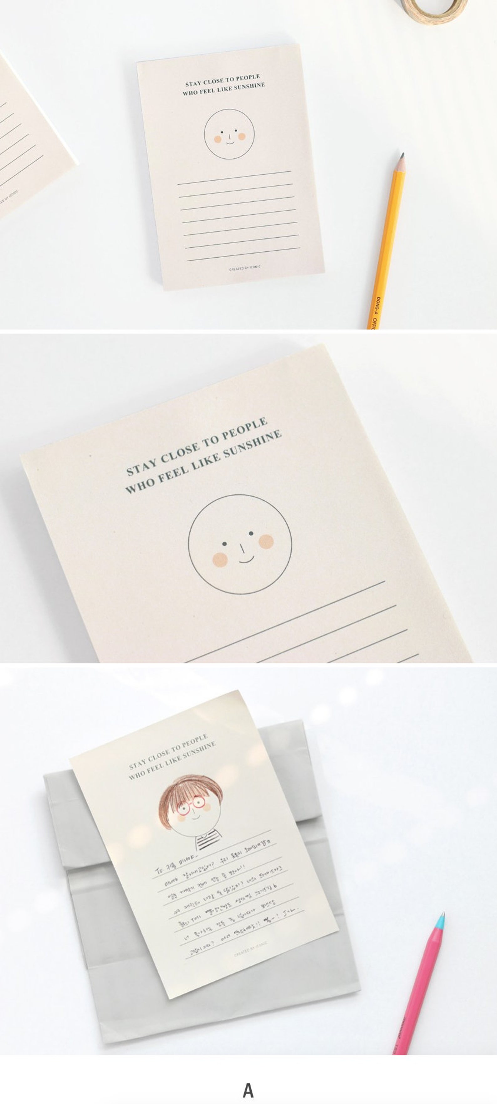 A6 Pastel Notepads / Colorful Notepad / Memo Pad / Sticky Etsy