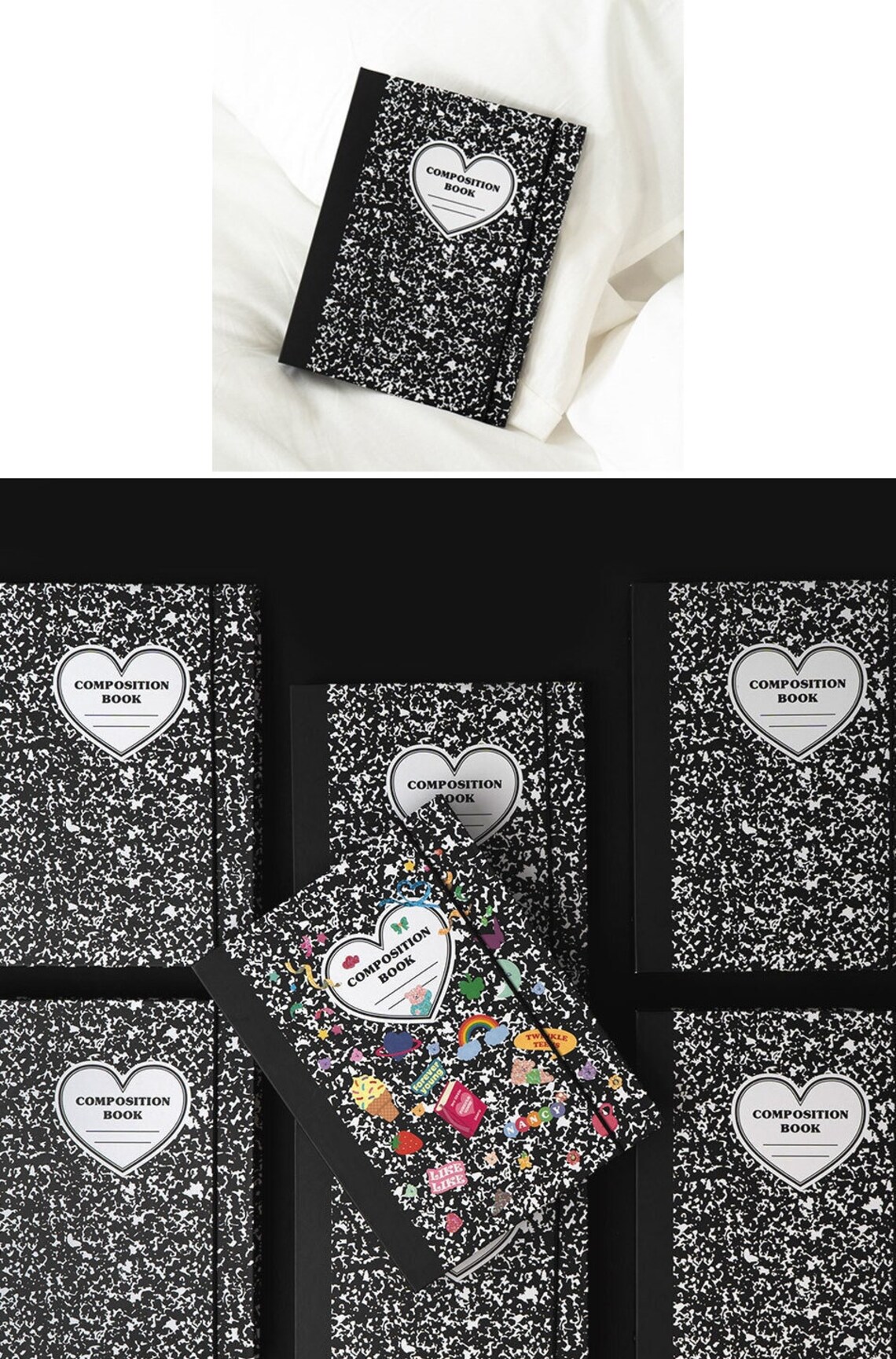 A5 Composition Hardcover Binder / 6 Ring Binder / A5 Planner Etsy