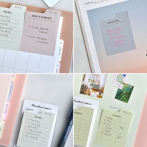 Index Sticky Notes 20types / Bookmark Sticky Note / Notepads, Notepad, Memo Pad / Korean Stationery / Scrapbooking School Supplies 画像 4