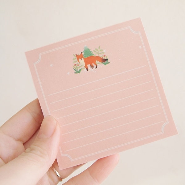 Red Fox Memopad / 100 sheets / Red Fox Notepad / To Do List / Shopping List / 101012984