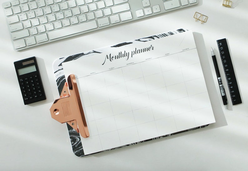 Monthly Planner Memo Pad / Notepad / Planner / Diary / Agenda Etsy
