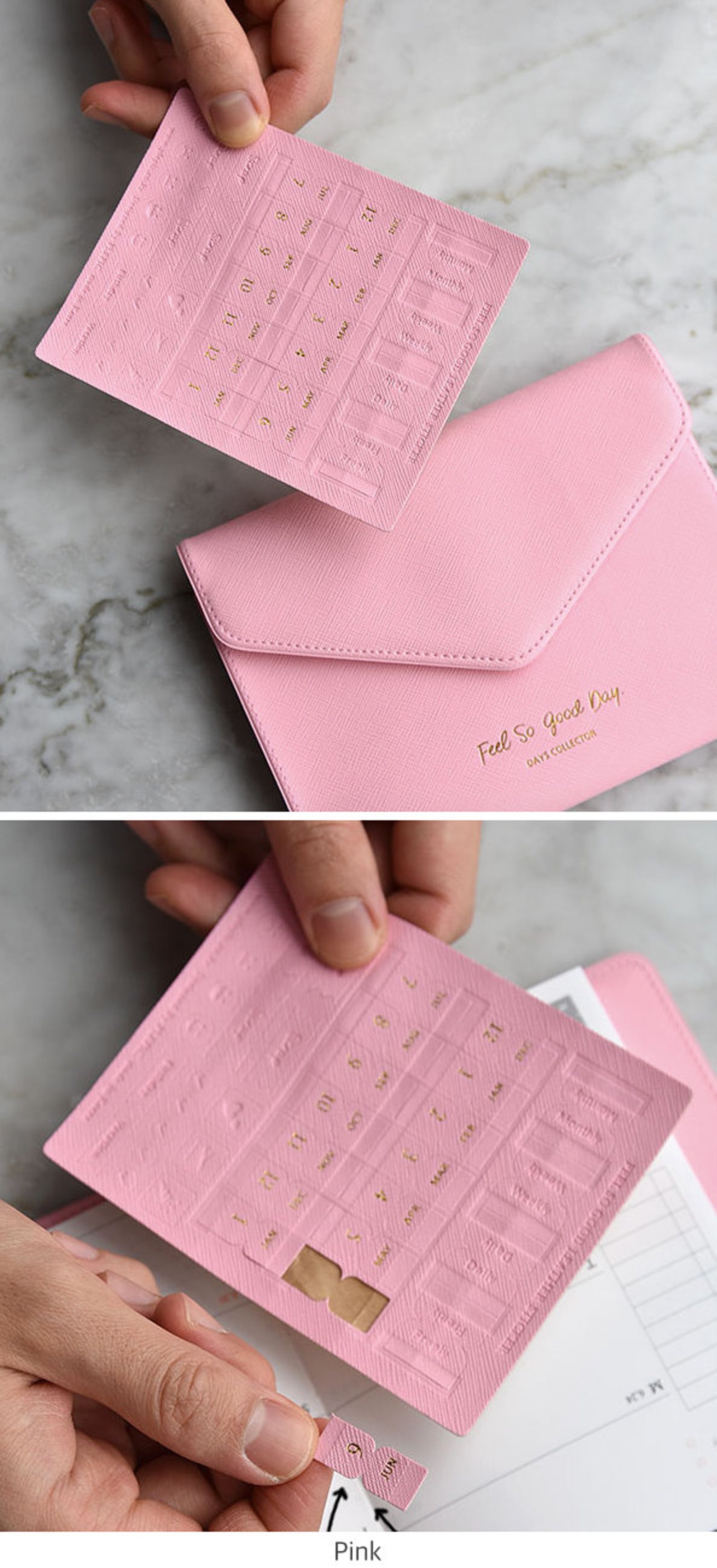 Leather Index Stickers V.5 7colors / Tabs Stickers / Planner Etsy