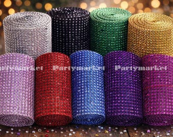 Catena Di Cristalli E Strass SS12 – Rotolo Da 5 Yard, Fai Da Te, Per Abiti, Scarpe, Decorazioni Nozze, Colore Oro