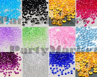 2000pcs Acrylic 4.5mm Diamond Crystal Confetti for Wedding Party Decoration Centerpiece Table Scatters Vase Filler Favor Supplies