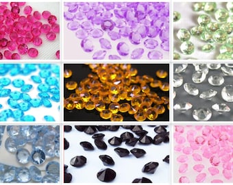 4000 Pcs of Acrylic Diamond Crystal Confetti for Wedding Party Decoration Centerpiece Table Scatters Vase Filler Favor Supplies 4.5mm