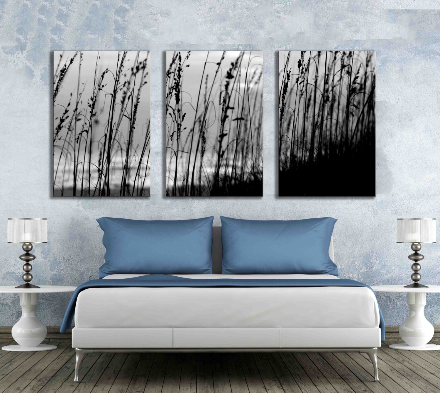 Three panel wall art gallery wrapped canvas 16 x 24 or 12 x 18 Etsy