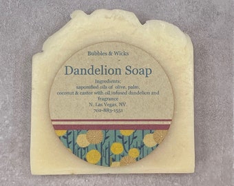 Natural Dandelion Soap