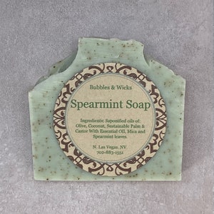 Natural Spearmint Soap