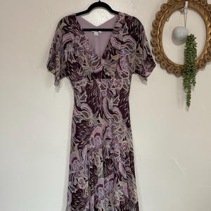 blue dress for baby girl Asymmetrical Midi Dress in Blush Floral main image 0
