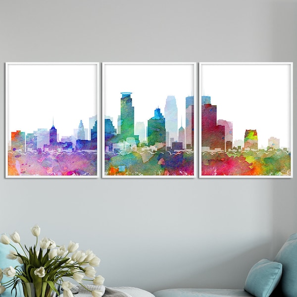 Minneapolis Skyline - Etsy